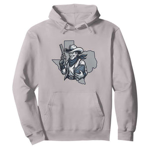 Funny Texas Cowboy Hoodie Football Lover Gift TS12 Ice Gray Print Your Wear