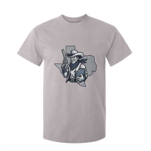 Funny Texas Cowboy T Shirt For Kid Football Lover Gift TS12 Ice Gray Print Your Wear