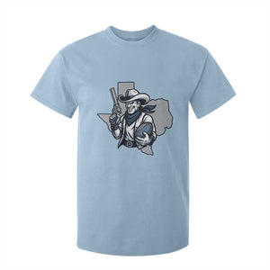 Funny Texas Cowboy T Shirt For Kid Football Lover Gift TS12 Light Blue Print Your Wear