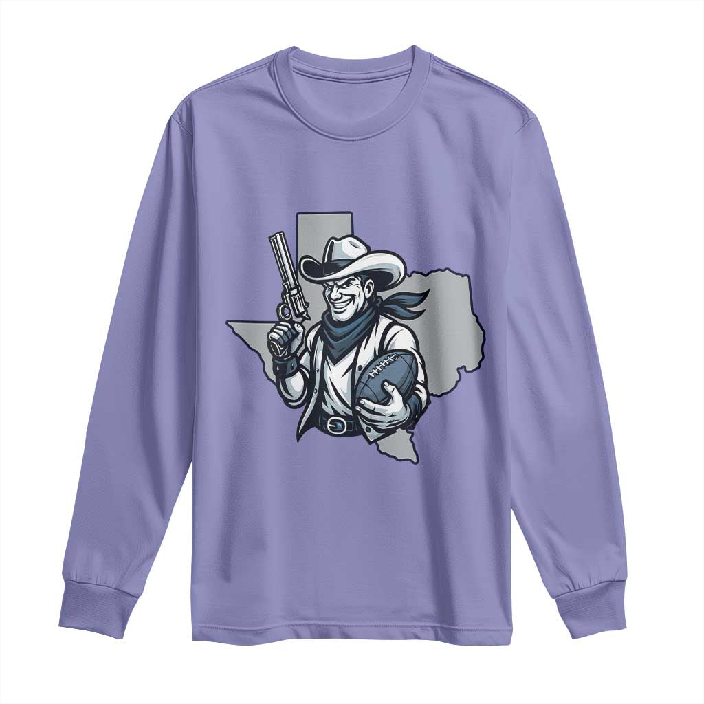 Funny TXF Football Lover Gift Long Sleeve Shirt TS12 Violet Print Your Wear