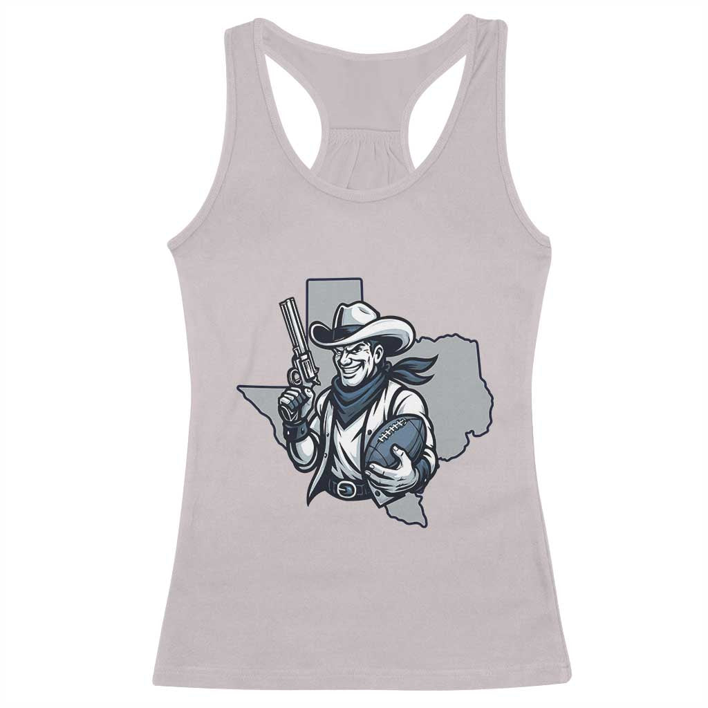 Funny TXF Football Lover Gift Racerback Tank Top TS12 Ice Gray Print Your Wear