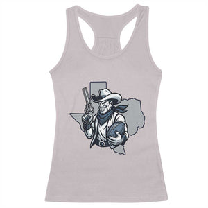 Funny Texas Cowboy Racerback Tank Top Football Lover Gift - Print Your Wear