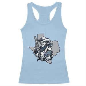 Funny Texas Cowboy Racerback Tank Top Football Lover Gift - Print Your Wear