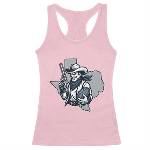 Funny Texas Cowboy Racerback Tank Top Football Lover Gift - Print Your Wear
