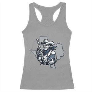 Funny Texas Cowboy Racerback Tank Top Football Lover Gift - Print Your Wear