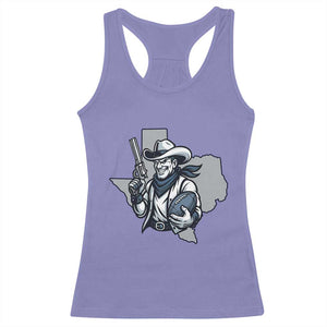 Funny Texas Cowboy Racerback Tank Top Football Lover Gift - Print Your Wear