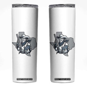 Funny Texas Cowboy Skinny Tumbler Football Lover Gift TS12 White Print Your Wear