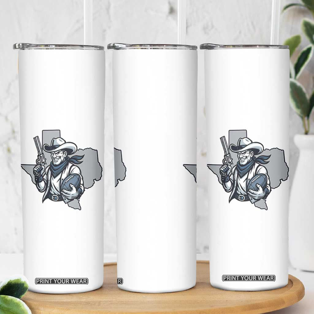 Funny Texas Cowboy Skinny Tumbler Football Lover Gift TS12 Print Your Wear