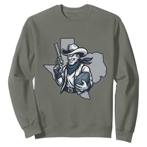 Funny Texas Cowboy Sweatshirt Football Lover Gift - Print Your Wear