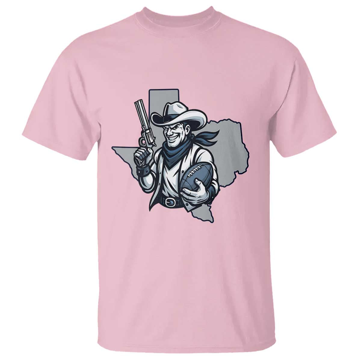 Funny TXF Football Lover Gift T Shirt TS12 Light Pink Print Your Wear