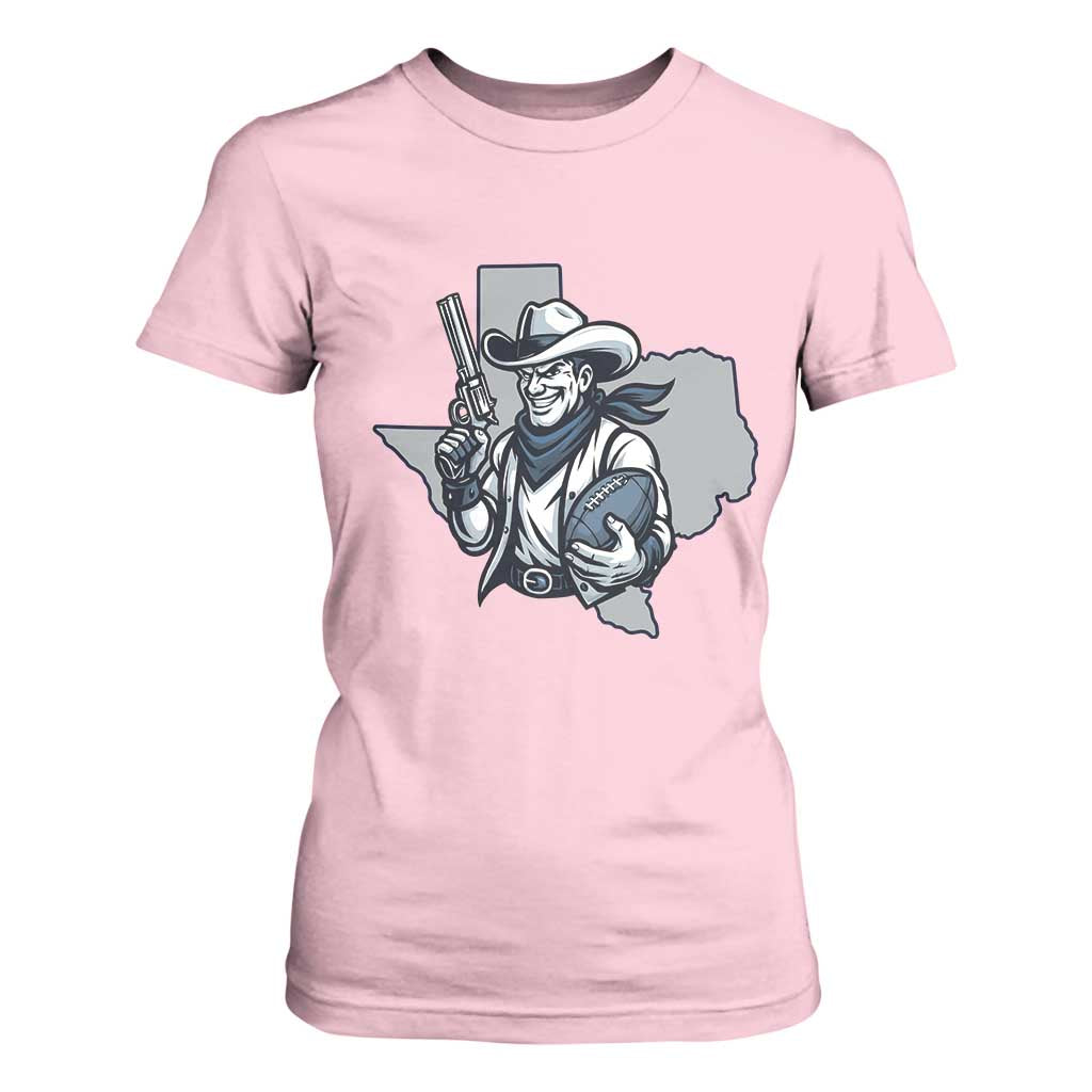 Funny TXF Football Lover Gift T Shirt For Women TS12 Light Pink Print Your Wear