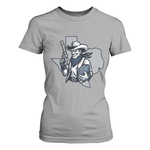 Funny Texas Cowboy T Shirt For Women Football Lover Gift TS12 Sport Gray Print Your Wear