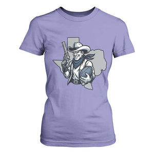 Funny Texas Cowboy T Shirt For Women Football Lover Gift TS12 Violet Print Your Wear
