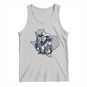 Funny Texas Cowboy Tank Top Football Lover Gift TS12 Ash Print Your Wear