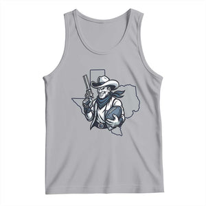 Funny Texas Cowboy Tank Top Football Lover Gift TS12 Athletic Heather Print Your Wear