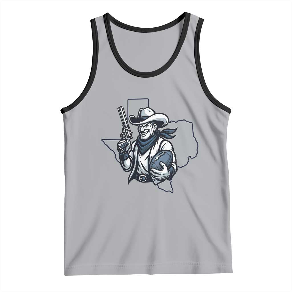 Funny TXF Football Lover Gift Tank Top TS12 Athletic Heather Black Print Your Wear