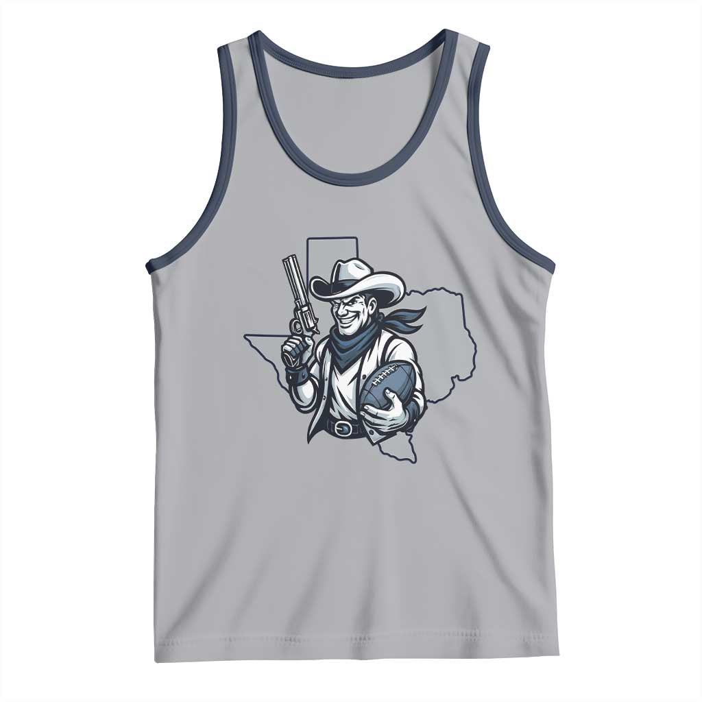 Funny TXF Football Lover Gift Tank Top TS12 Athletic Heather Navy Print Your Wear