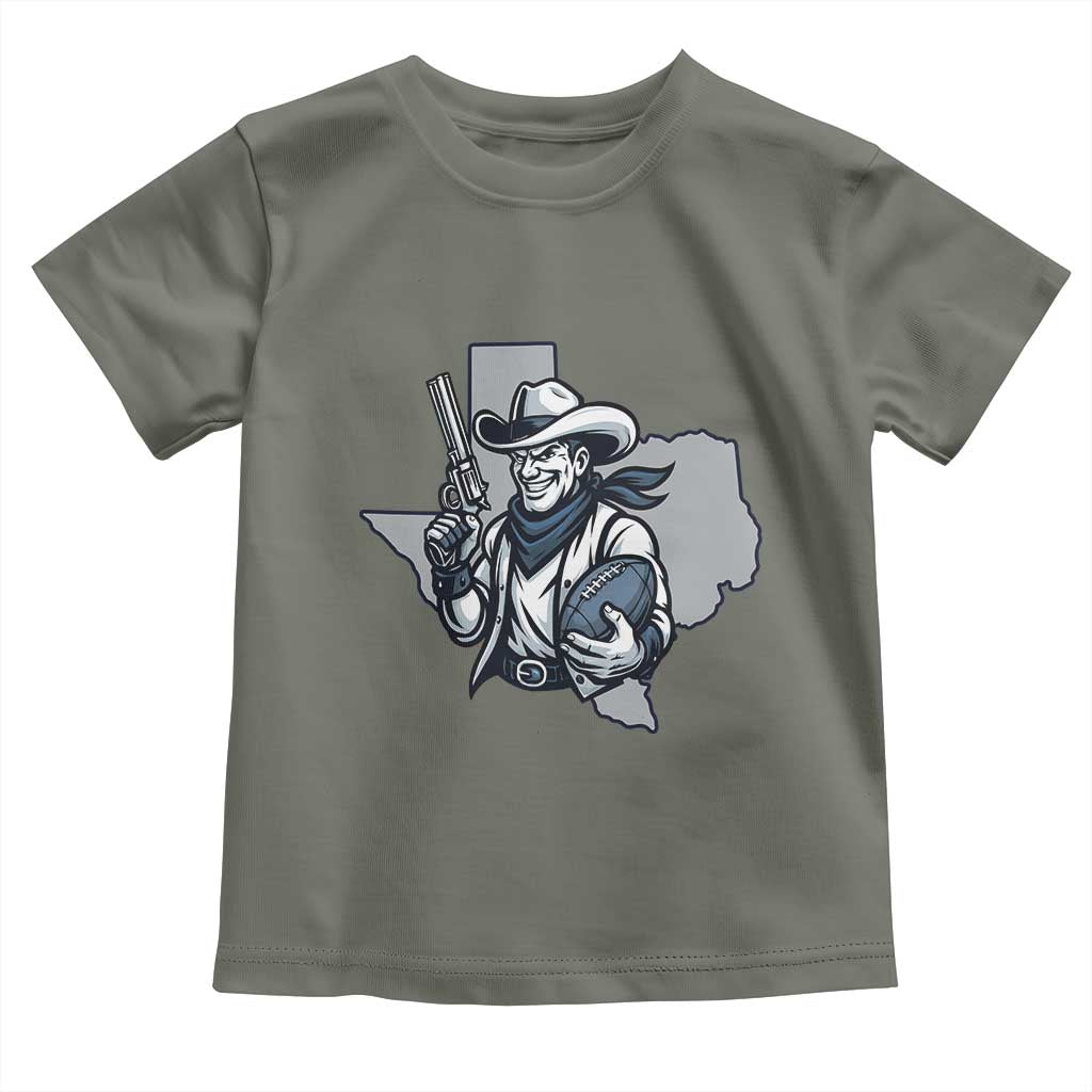 Funny TXF Football Lover Gift Toddler T Shirt TS12 Military Green Print Your Wear