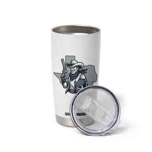 Funny Texas Cowboy Tumbler Cup Football Lover Gift - Print Your Wear