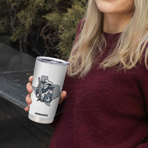 Funny Texas Cowboy Tumbler Cup Football Lover Gift - Print Your Wear