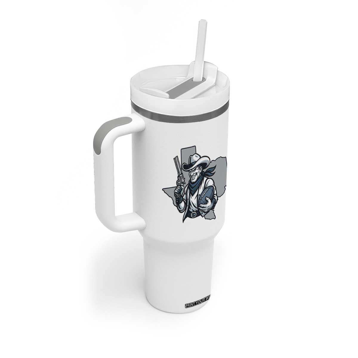 Funny TXF Football Lover Gift Tumbler With Handle TS12 Print Your Wear