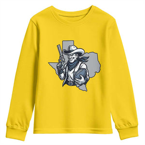 Funny Texas Cowboy Youth Sweatshirt Football Lover Gift TS12 Daisy Print Your Wear