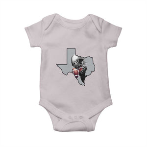 Texas Football Life Baby Onesie Western Sports Fan Gift TS12 Ice Gray Print Your Wear