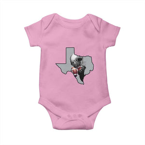 Texas Football Life Baby Onesie Western Sports Fan Gift TS12 Light Pink Print Your Wear
