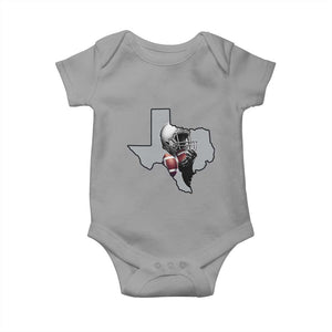 Texas Football Life Baby Onesie Western Sports Fan Gift TS12 Sport Gray Print Your Wear