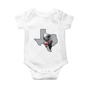 Texas Football Life Baby Onesie Western Sports Fan Gift TS12 White Print Your Wear