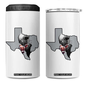 TXF Life Western Sports Fan Gift 4 in 1 Can Cooler Tumbler TS12 One Size: 16 oz White Print Your Wear
