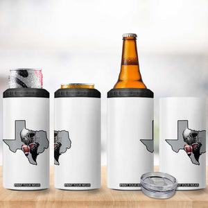 Texas Football Life 4 in 1 Can Cooler Tumbler Western Sports Fan Gift TS12 Print Your Wear