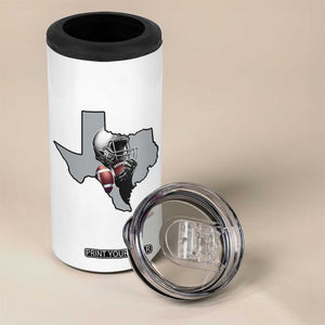 Texas Football Life 4 in 1 Can Cooler Tumbler Western Sports Fan Gift TS12 Print Your Wear