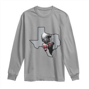 Texas Football Life Long Sleeve Shirt Western Sports Fan Gift TS12 Sport Gray Print Your Wear