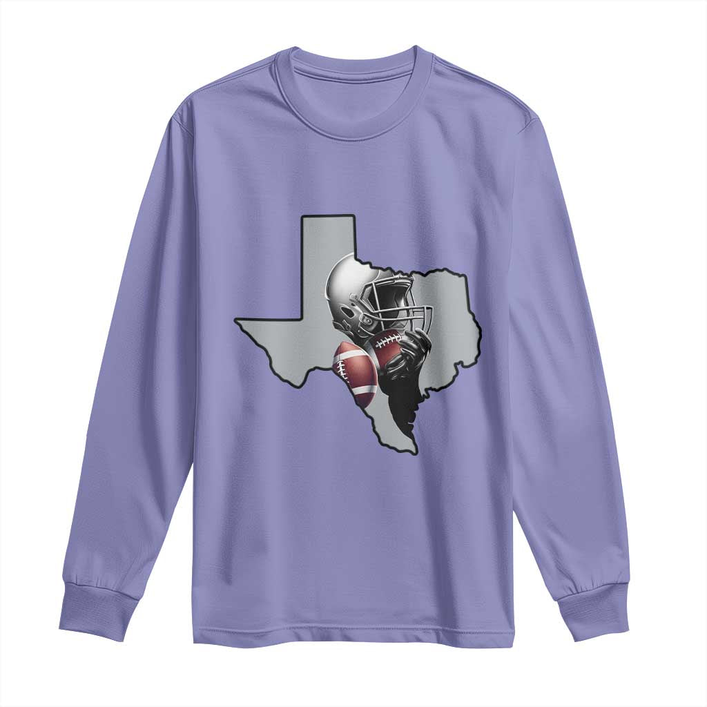 TXF Life Western Sports Fan Gift Long Sleeve Shirt TS12 Violet Print Your Wear