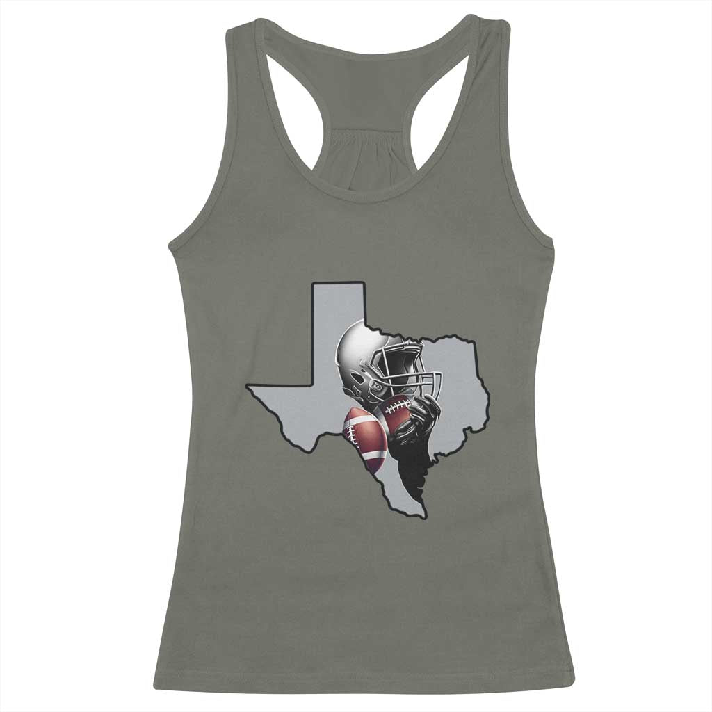 TXF Life Western Sports Fan Gift Racerback Tank Top TS12 Military Green Print Your Wear