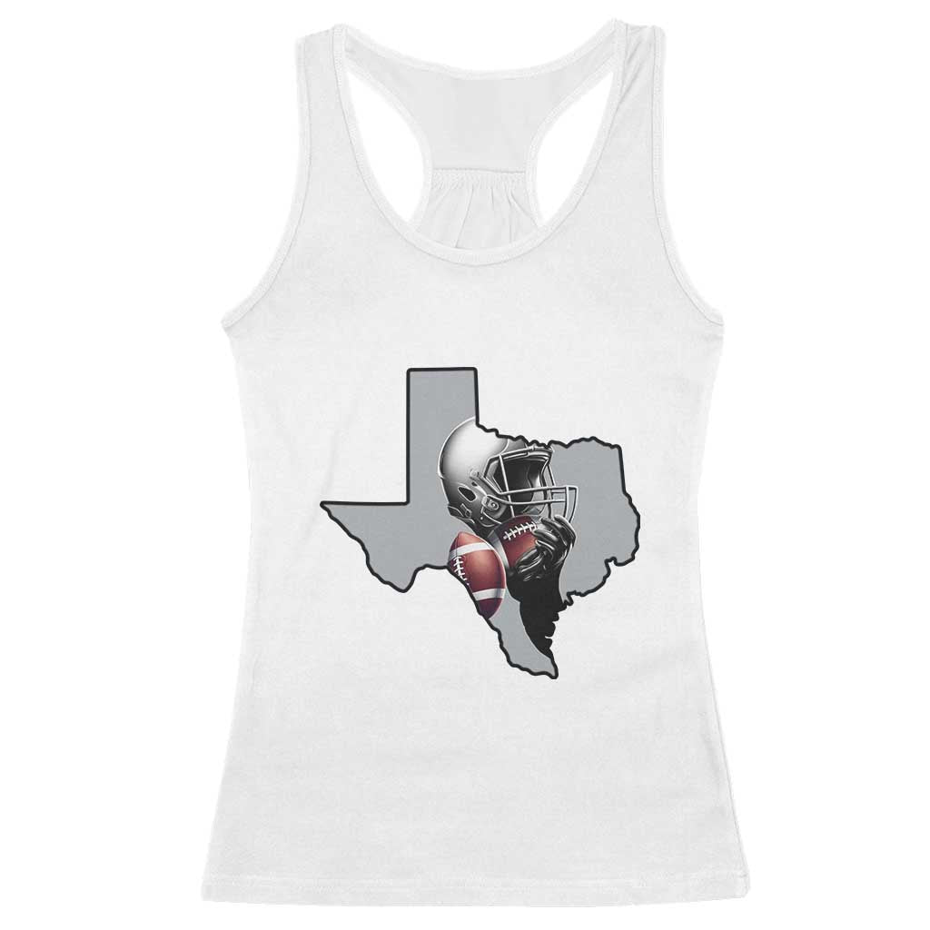 Texas Football Life Racerback Tank Top Western Sports Fan Gift TS12 White Print Your Wear