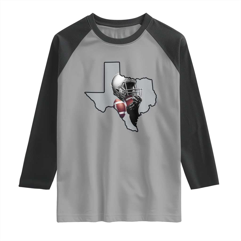 TXF Life Western Sports Fan Gift Raglan Shirt TS12 Sport Gray Black Print Your Wear