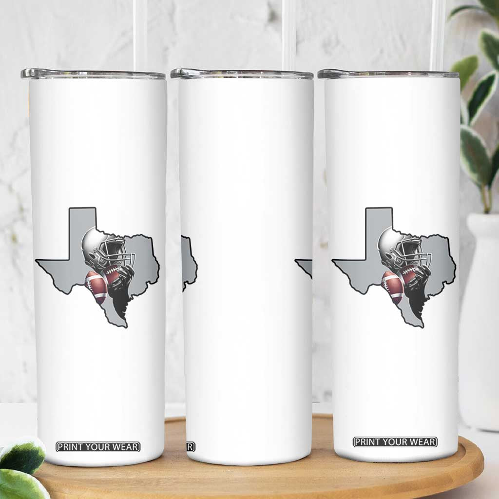 Texas Football Life Skinny Tumbler Western Sports Fan Gift TS12 Print Your Wear