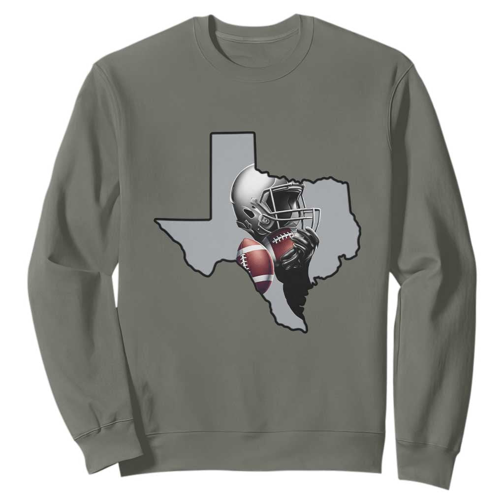 TXF Life Western Sports Fan Gift Sweatshirt TS12 Military Green Print Your Wear
