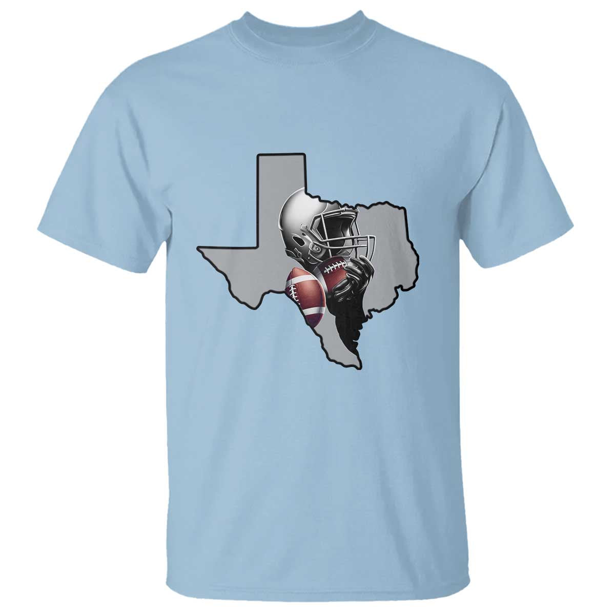 TXF Life Western Sports Fan Gift T Shirt TS12 Light Blue Print Your Wear