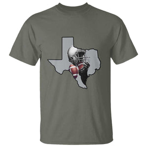 Texas Football Life T Shirt Western Sports Fan Gift TS12 Military Green Print Your Wear