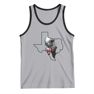 Texas Football Life Tank Top Western Sports Fan Gift TS12 Athletic Heather Black Print Your Wear