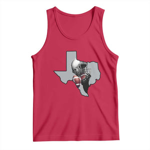 Texas Football Life Tank Top Western Sports Fan Gift TS12 Red Print Your Wear