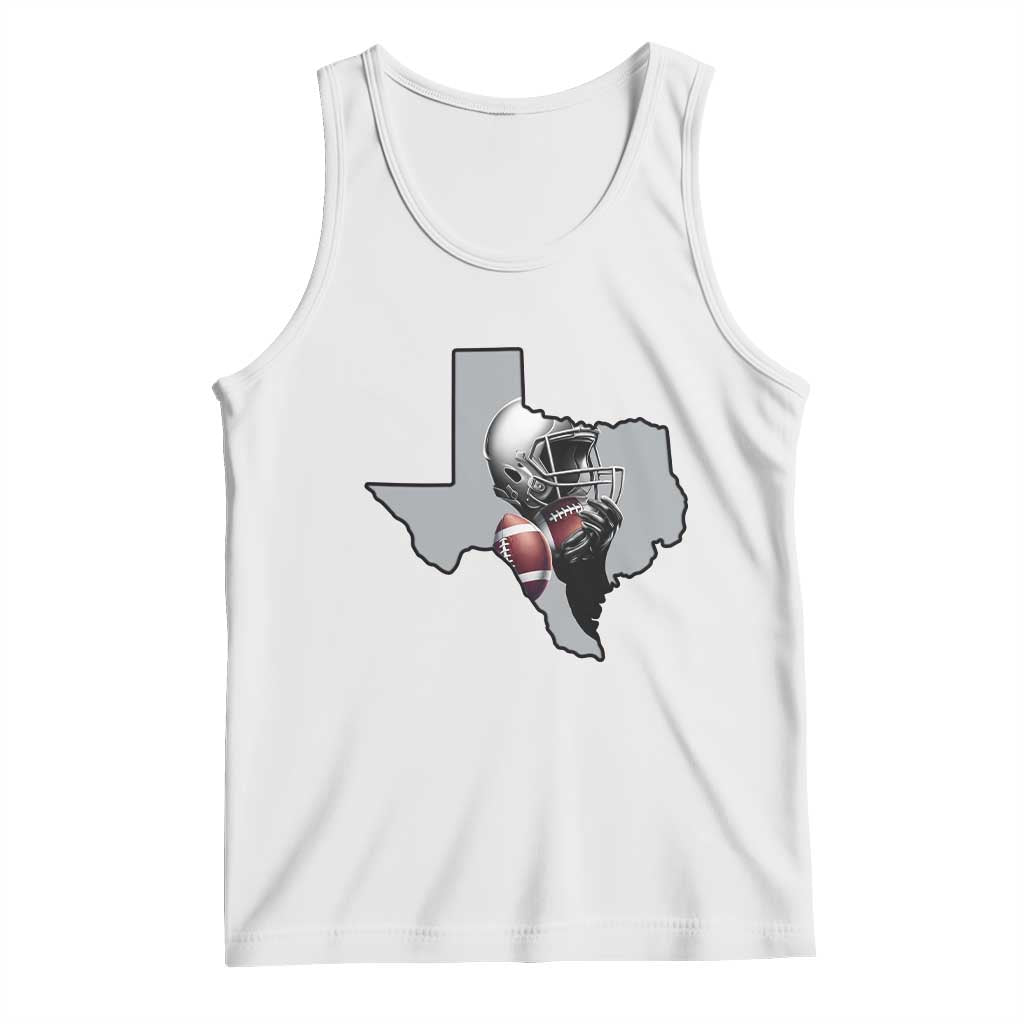 Texas Football Life Tank Top Western Sports Fan Gift TS12 White Print Your Wear