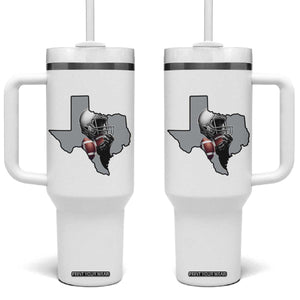 TXF Life Western Sports Fan Gift Tumbler With Handle TS12 One Size: 40 oz White Print Your Wear