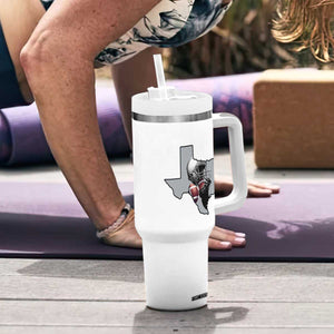 Texas Football Life Tumbler With Handle Western Sports Fan Gift TS12 Print Your Wear