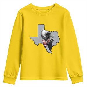 Texas Football Life Youth Sweatshirt Western Sports Fan Gift TS12 Daisy Print Your Wear