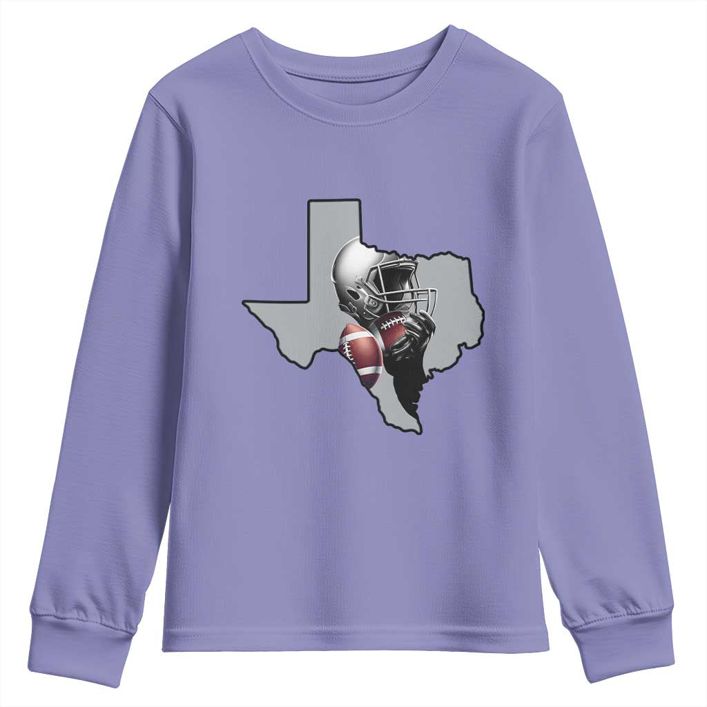 TXF Life Western Sports Fan Gift Youth Sweatshirt TS12 Violet Print Your Wear