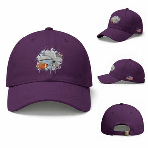 DFCF Helmet Baseball Cap Game Day Spirit Gift TS12 Baseball Cap Universal Fit Purple Print Your Wear